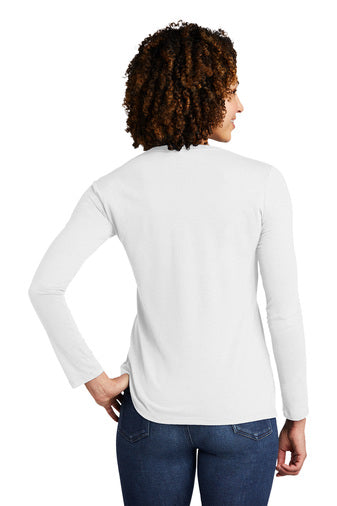 Farm Like A Girl Organic Ladies Bling Long Sleeve T