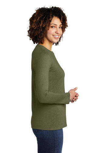 Farm Like A Girl Organic Ladies Bling Long Sleeve T