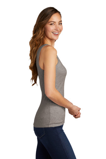 Less People More Dogs Longer Fitted Bling Tank