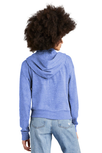 Football Ladies Bling 1/2 Zip Hoodie