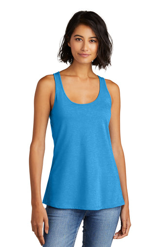 Dog & Butterfly Bling Flowy Racer Tank
