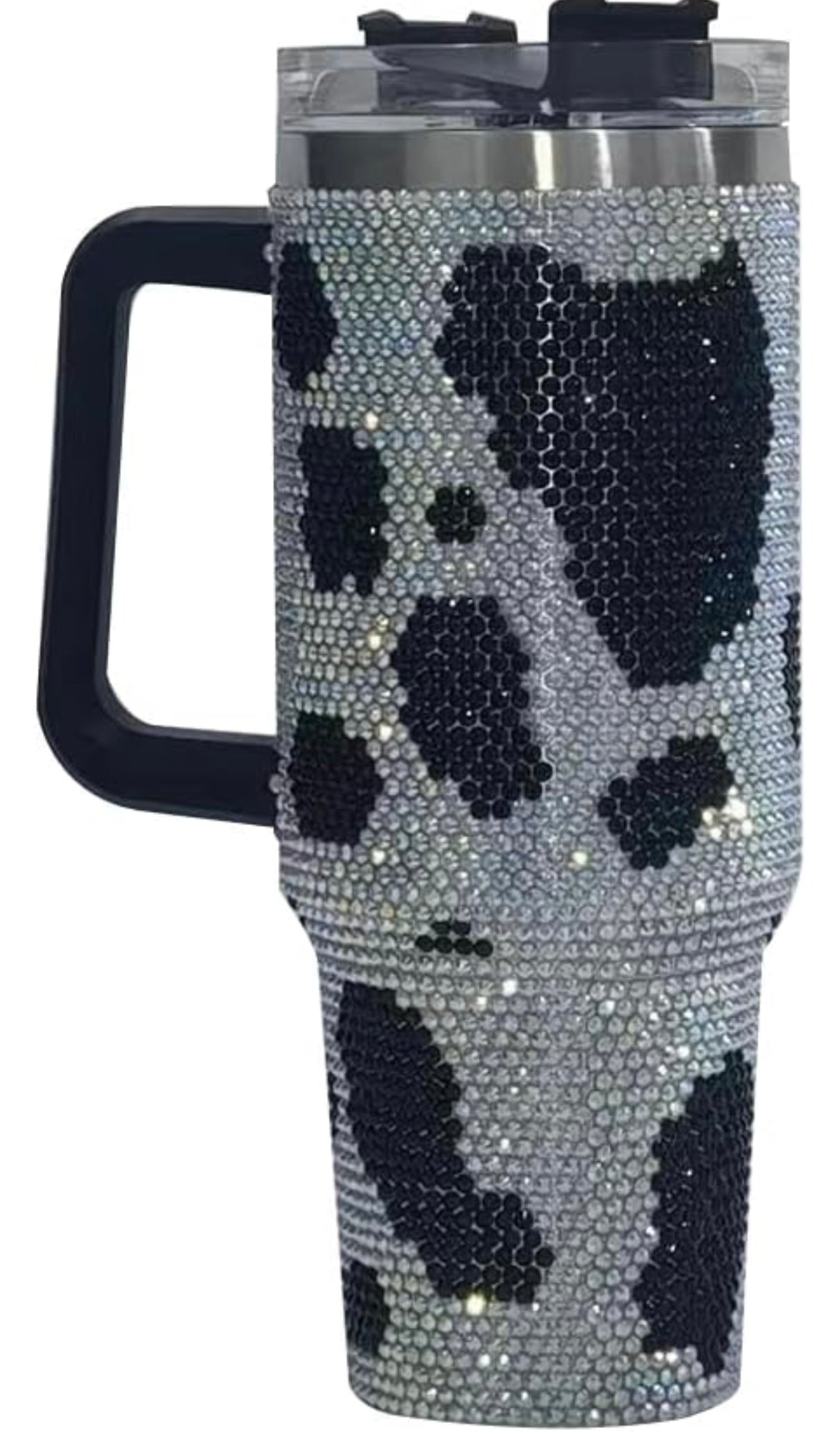 Cow Print Bling Tumbler 40oz