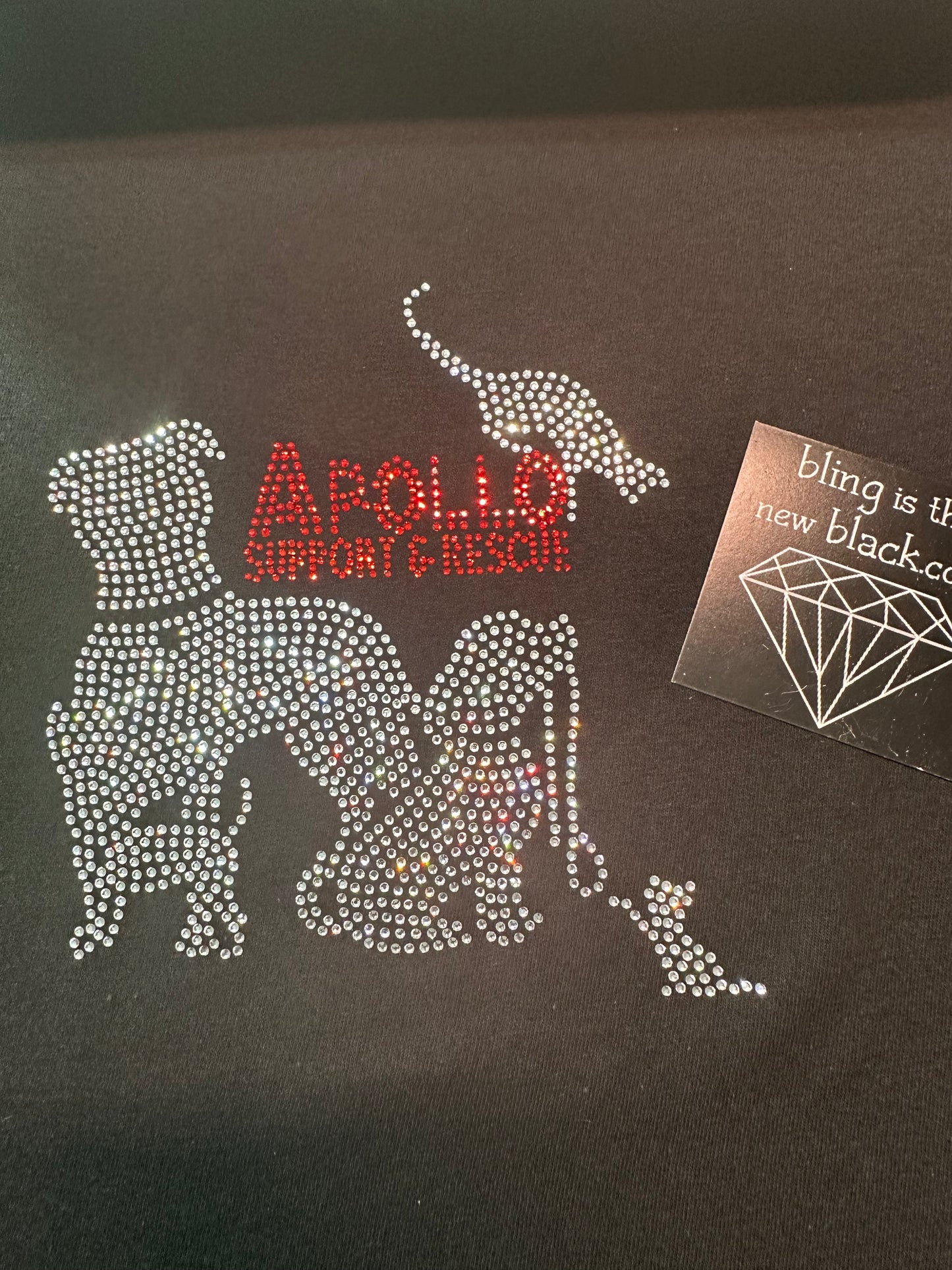Apollo Support & Rescue Bling Unisex Crew