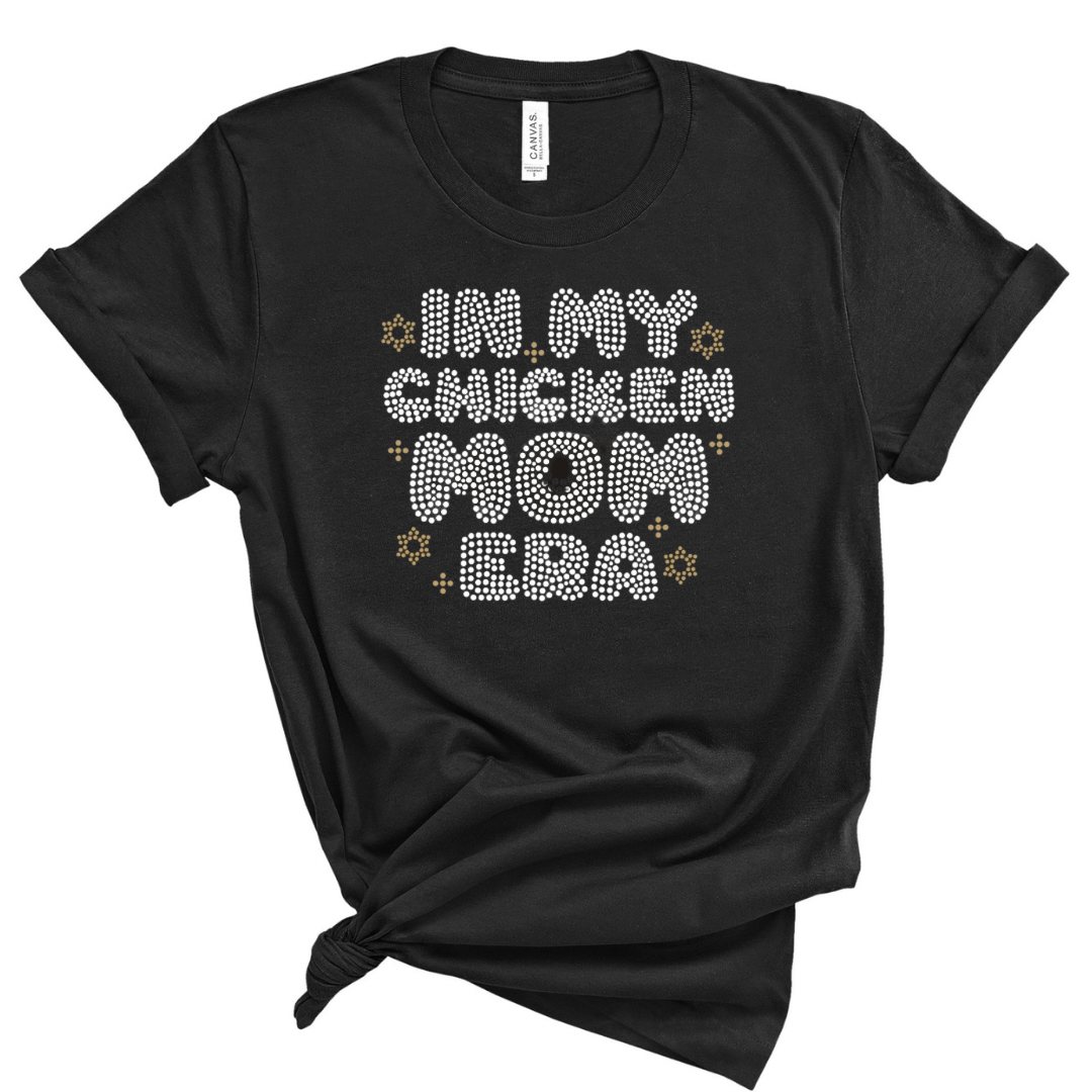 In my chicken mom era Bling Unisex Crew