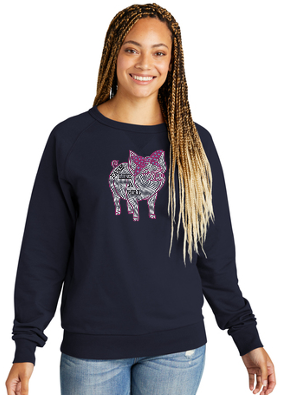 Farm Like A Girl Organic Unisex French Terry Sweatshirt