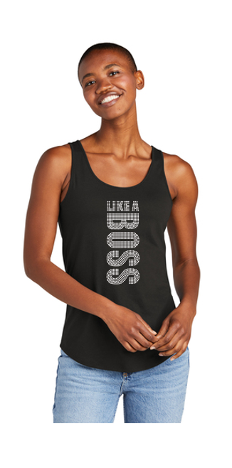 Like A Boss Bling Relaxed Tank