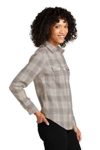 Rock N Roll Ladies Bling Plaid Shirt