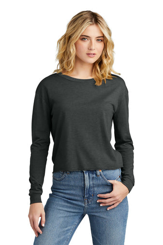 Pink Lightning Triblend Long Sleeve NEW STYLE ALERT Little Thumbelina Girl *PREORDER