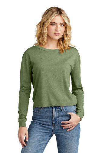 Pink Lightning Triblend Long Sleeve NEW STYLE ALERT Little Thumbelina Girl *PREORDER