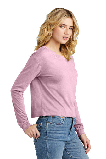 Pink Lightning Triblend Long Sleeve NEW STYLE ALERT Little Thumbelina Girl *PREORDER
