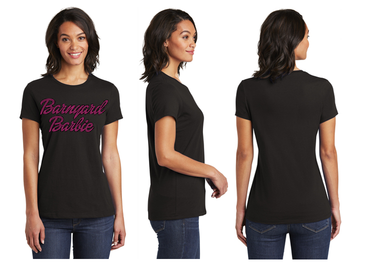 Barnyard Barbie Bling Ladies Fan Favorite Crew