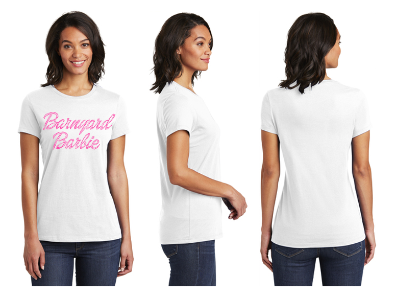 Barnyard Barbie Bling Ladies Fan Favorite Crew