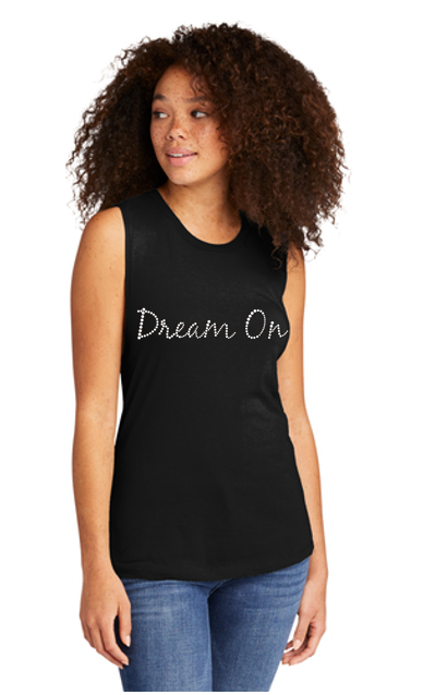 Dream On Bling Festival Tank NEW STYLE! Next Level Brand