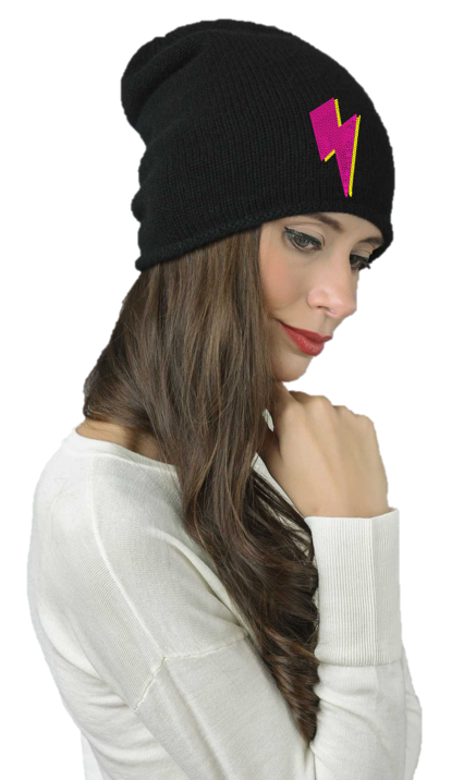 Pink Lightning Little Thumbelina Bling Beanies