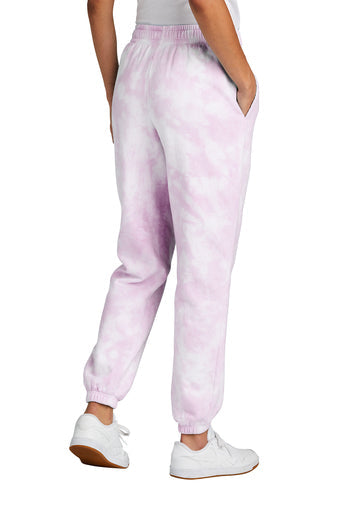 Pink Lightning Bling Cloud Beach Wash Fleece Tracksuit