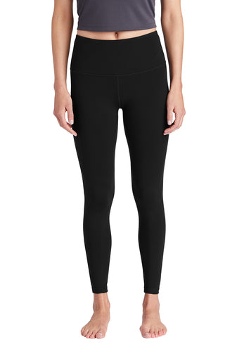 Blank overstock high waisted leggings with cell phone pocket