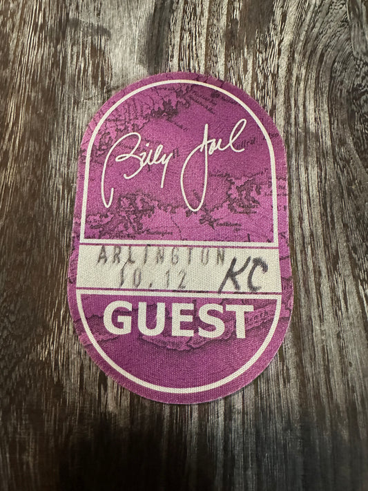 Billy Joel Dallas/Arlington Working Backstage Pass