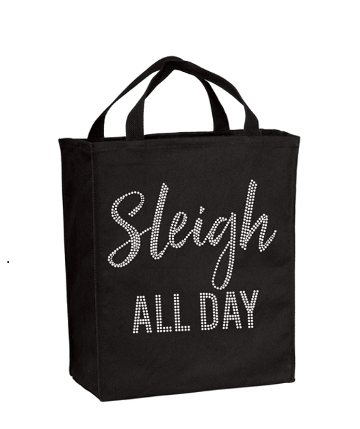 Sleigh All Day Bling Grocery Tote