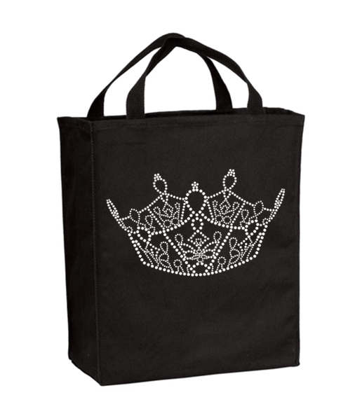 Crown Bling Grocery Tote