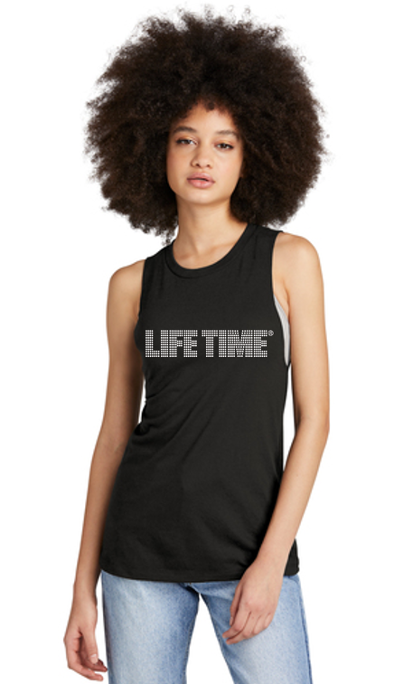 Instructor Lifetime Bling Muscle Tank