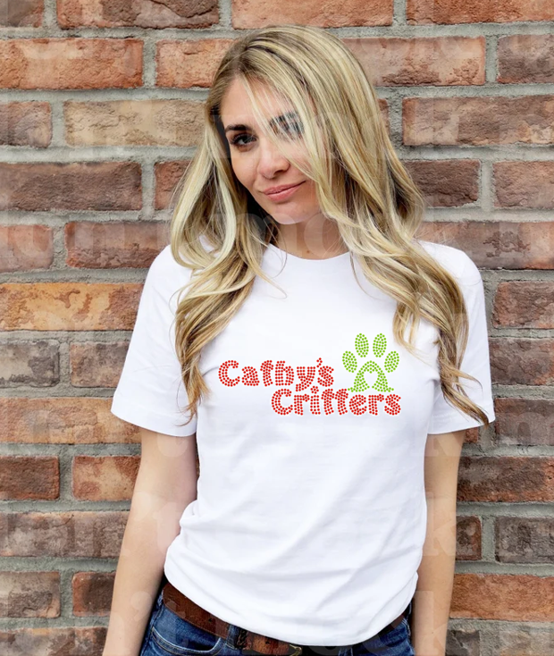 Cathy's Critters Bling Unisex Crew