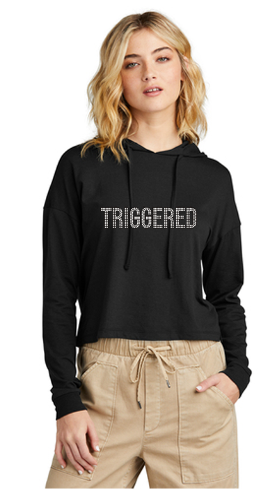 TRIGGERED  Bling Lightweight Triblend Hoodie NEW STYLE