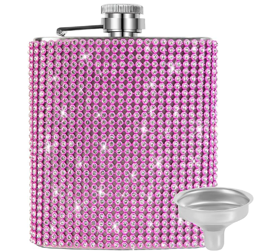 Blinged Out Flask, Every Lady Needs At Least One!