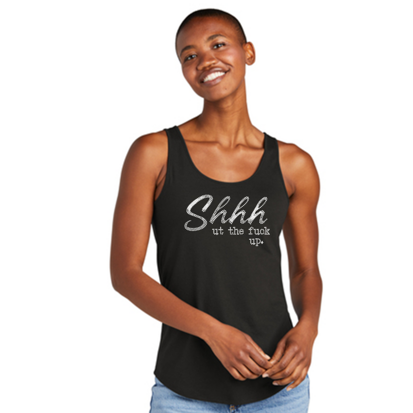 Shhh Bling Luxe Relaxed Tank