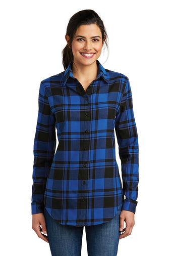 Bold Cross Bling Flannel Tunic