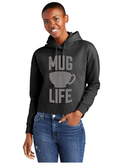 Mug Life Bling Pullover Fleece Hoodie