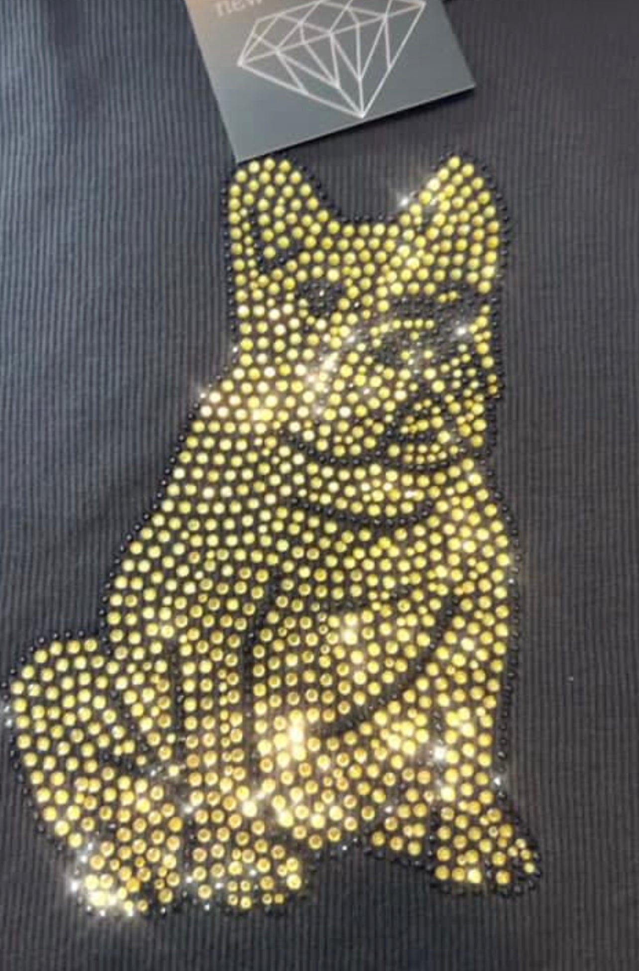 Frenchie French Bulldog Fitted Bling Tank