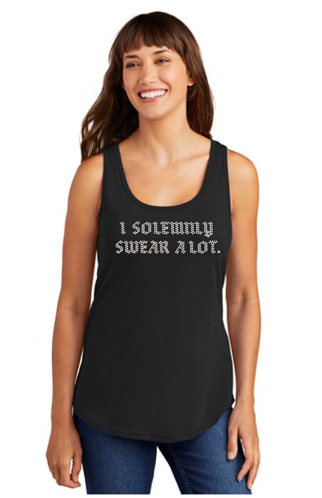 I Solemnly Swear A Lot Bling Loose Fit Tank