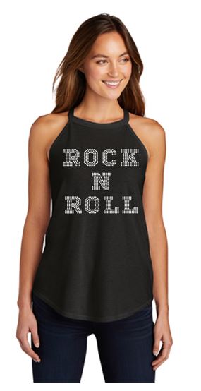 Rock N Roll Bling Ladies Rocker Tank